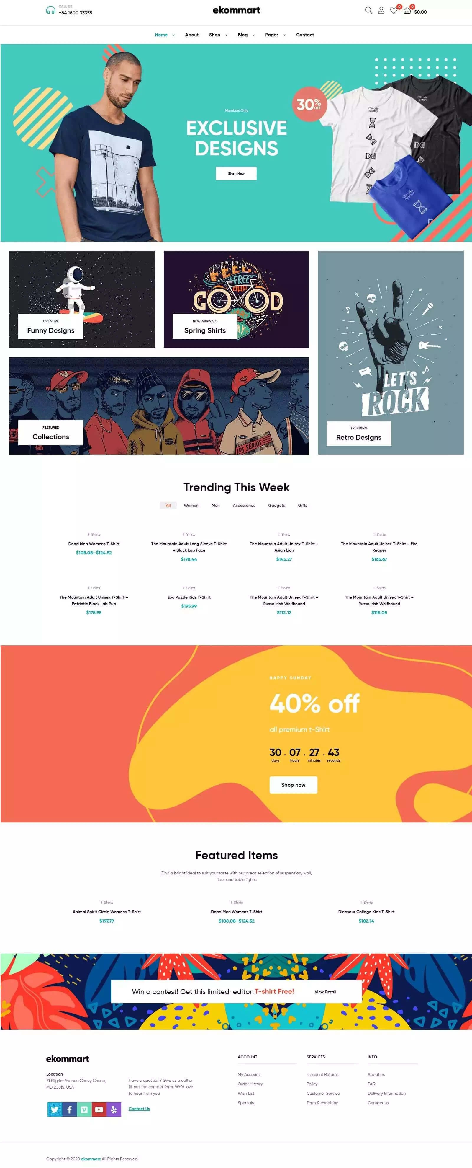 Ecommerce store project